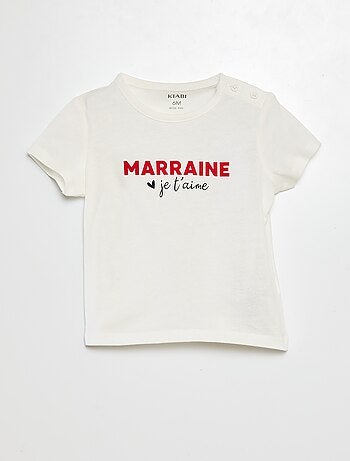 Camiseta con mensaje