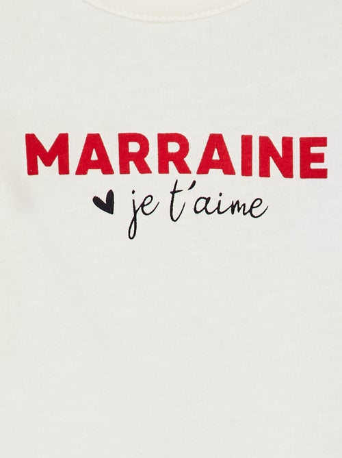 Camiseta con mensaje - Kiabi