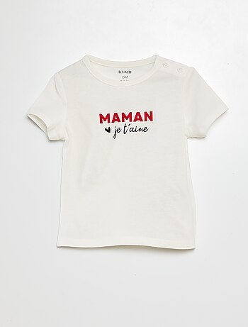 Camiseta con mensaje