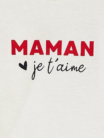 Camiseta con mensaje