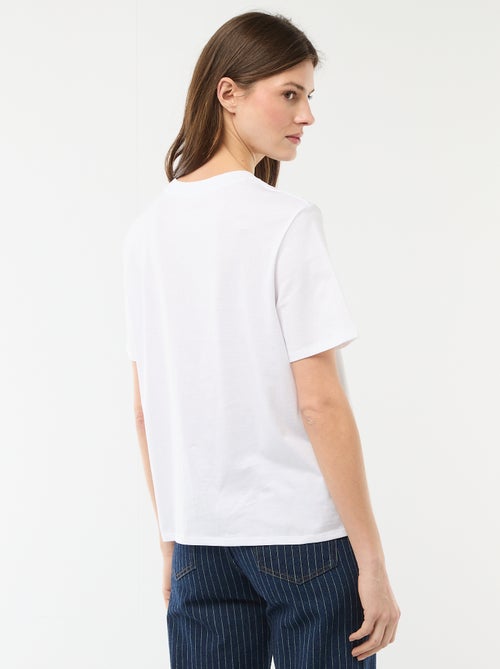 Camiseta con mensaje despedida de soltera - Kiabi