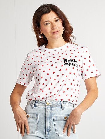 Camiseta con mensaje despedida de soltera