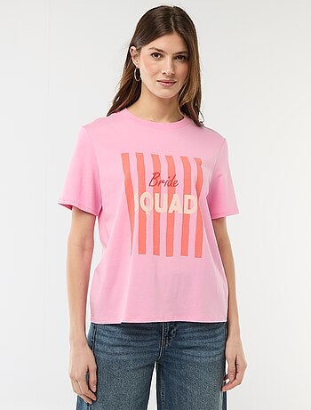 Camiseta con mensaje despedida de soltera