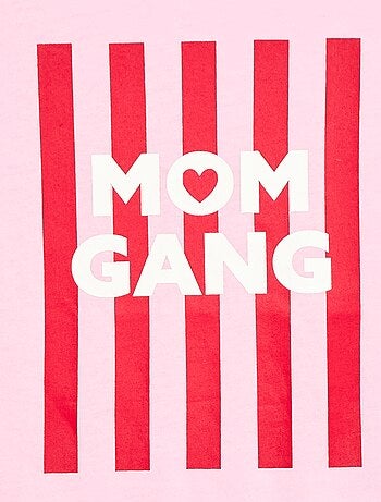 Camiseta con mensaje Día de la Madre