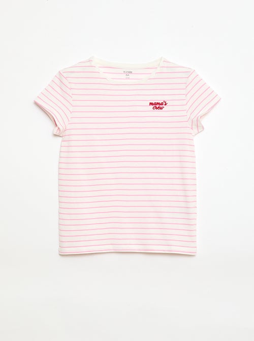 Camiseta con mensaje Día de la Madre - Kiabi