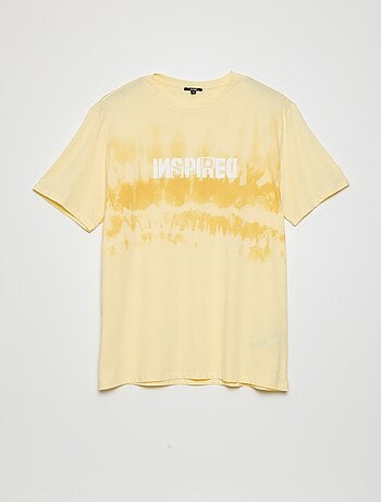 Camiseta con mensaje estampado - Kiabi