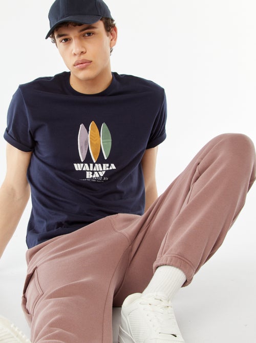 Camiseta con mensaje estampado - Kiabi
