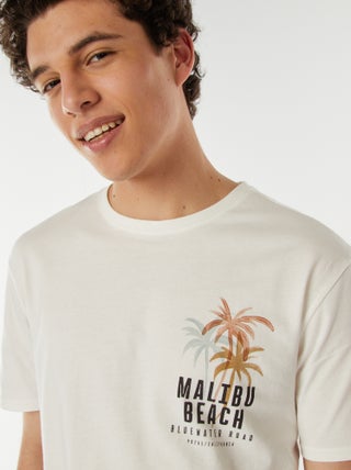 Camiseta con mensaje estampado