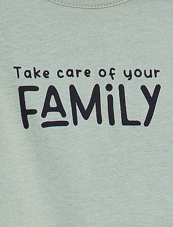 Camiseta con mensaje