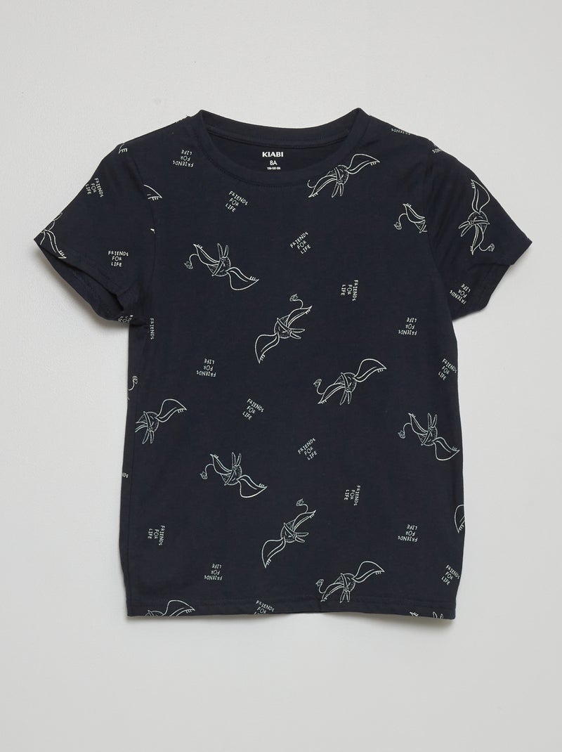 Camiseta con motivo AZUL - Kiabi
