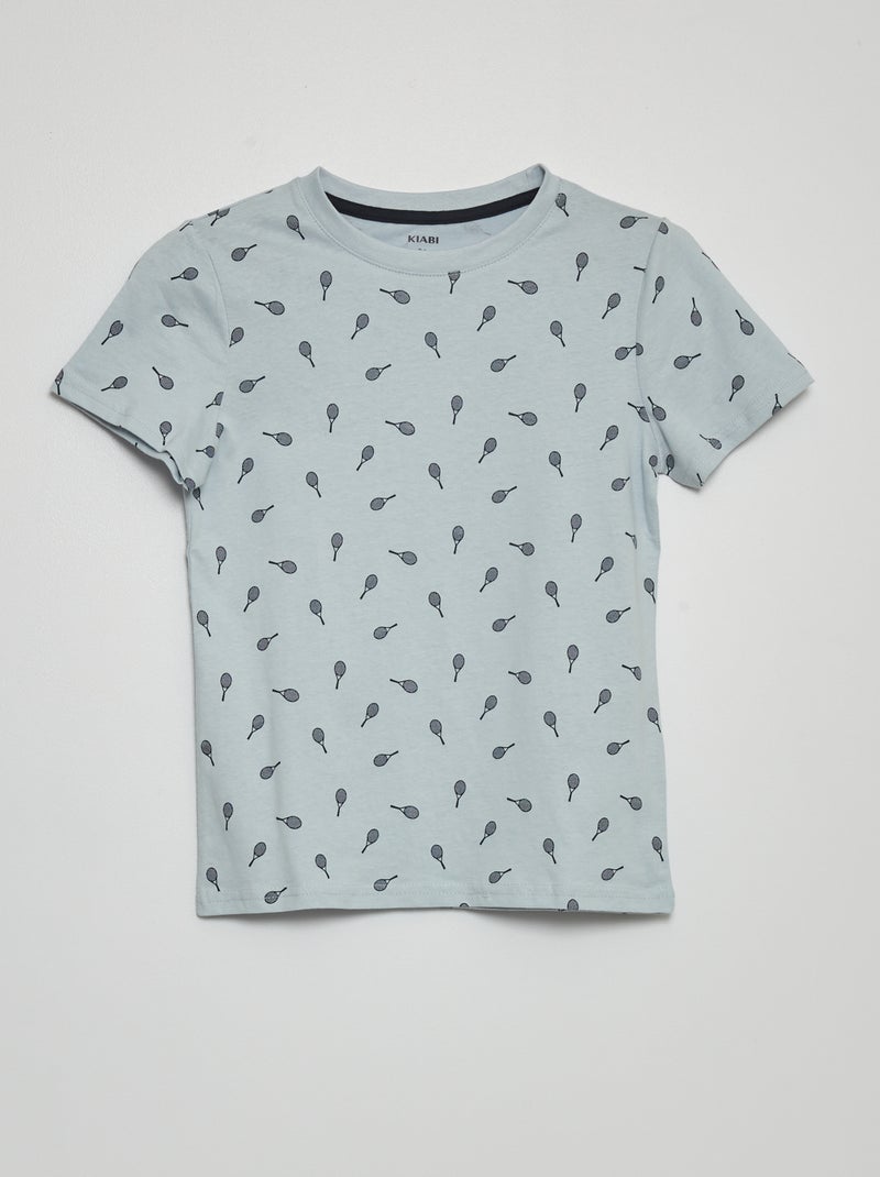 Camiseta con motivo AZUL - Kiabi