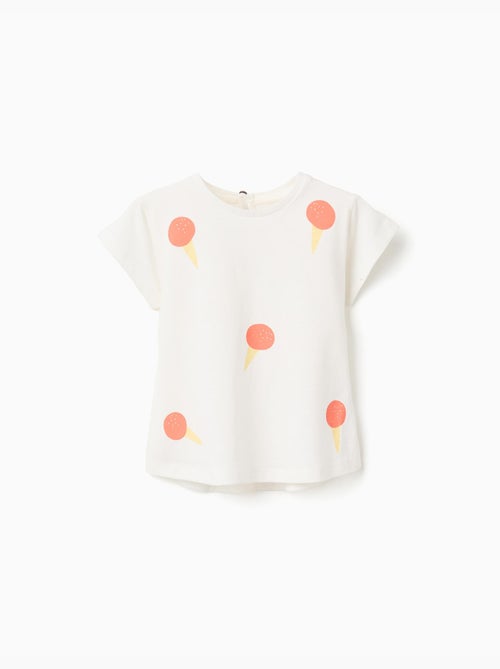 Camiseta con motivo de helados - Kiabi