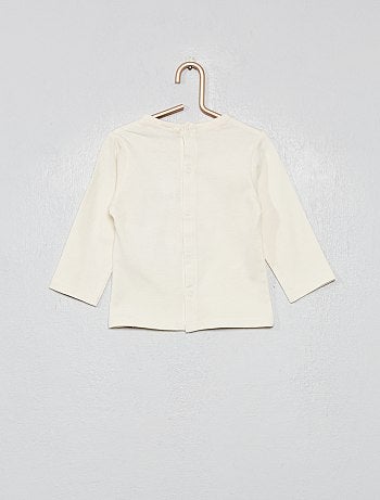 Camiseta con motivo de oveja con relieve - Kiabi