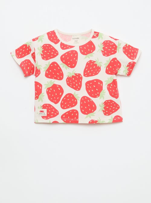 Camiseta con motivo - Kiabi