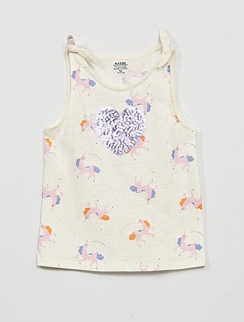Camiseta con motivo 'unicornios' - Kiabi