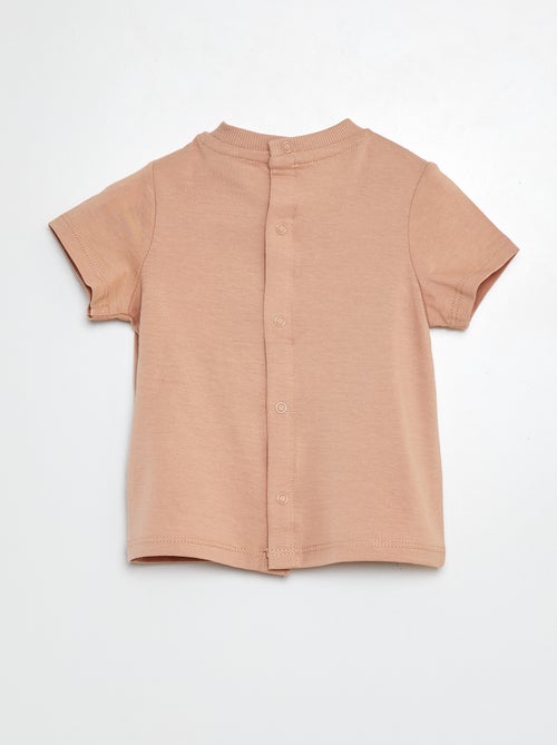 Camiseta con motivos bordados - Kiabi