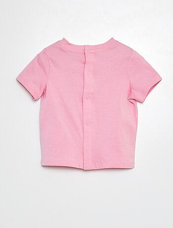 Camiseta con motivos bordados