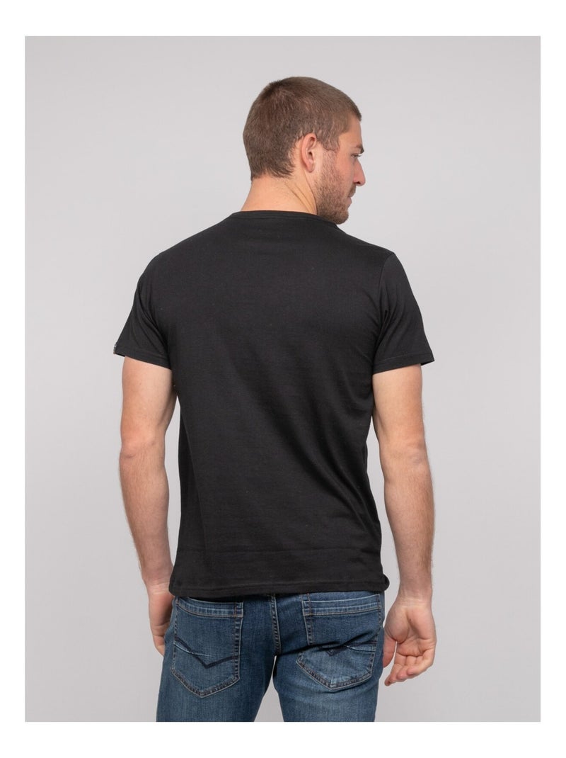 Camiseta con motivos NIWONKA Negro - Kiabi