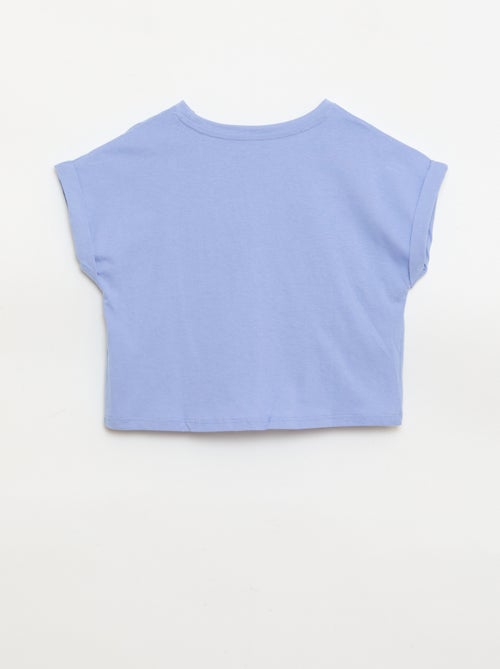 Camiseta con nudo en la cintura - Kiabi
