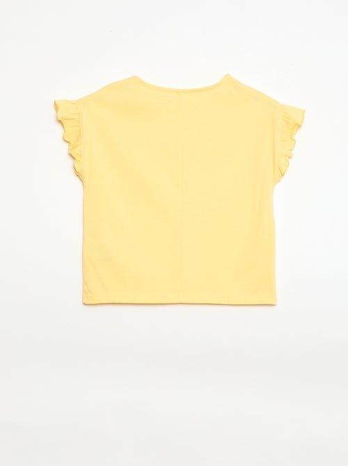 Camiseta con nudos decorativos - Kiabi