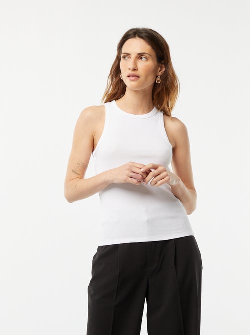 Camiseta con sisas americanas - Kiabi
