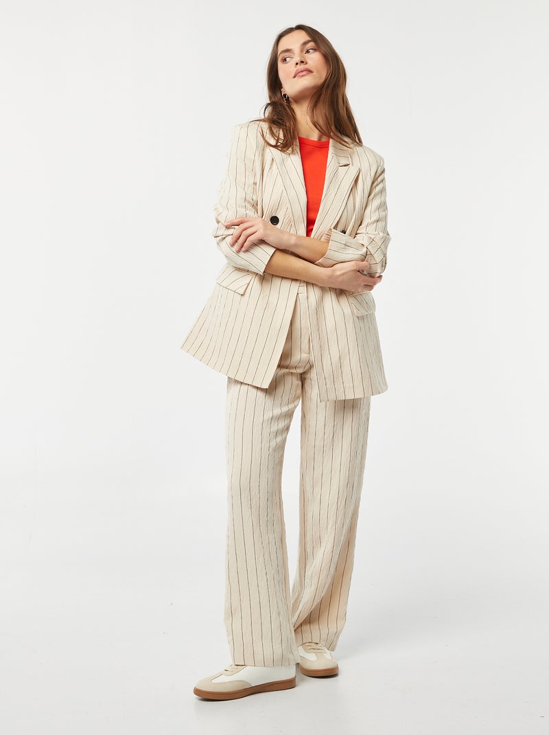 Camiseta con sisas americanas rojo - Kiabi