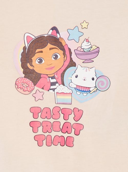 Camiseta con sisas con volantes estampada 'La casa de muñecas de Gabby' - Kiabi