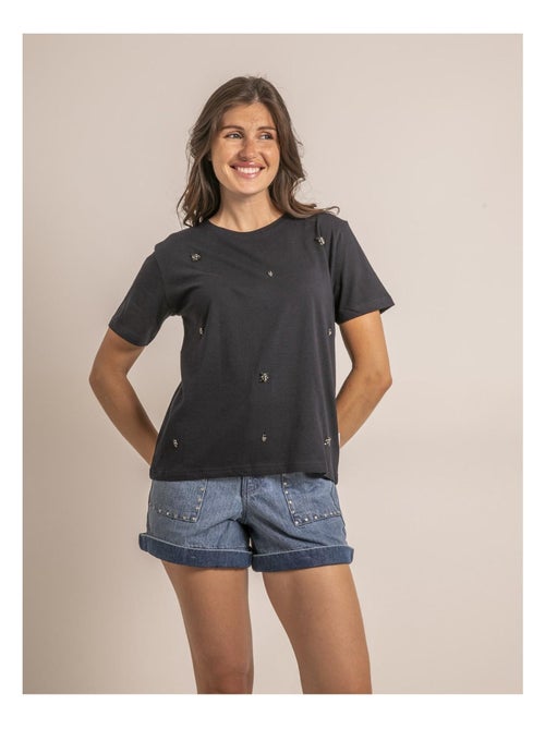 Camiseta con strass FERDI - Kiabi