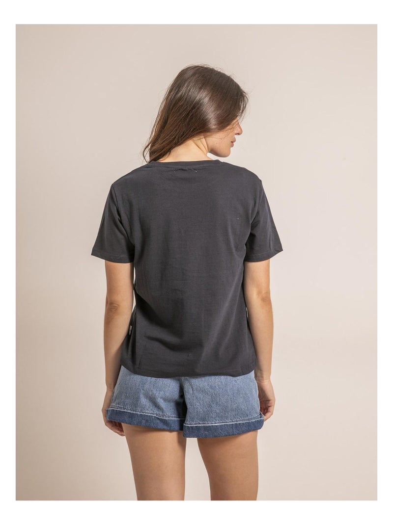 Camiseta con strass FERDI Azul marino - Kiabi