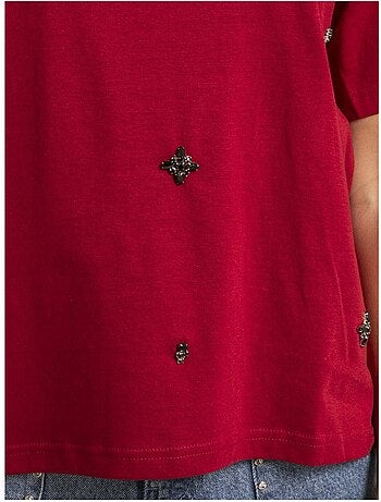 Camiseta con strass FERDI