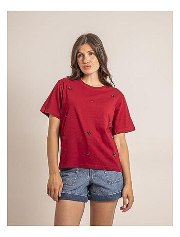 Camiseta con strass FERDI