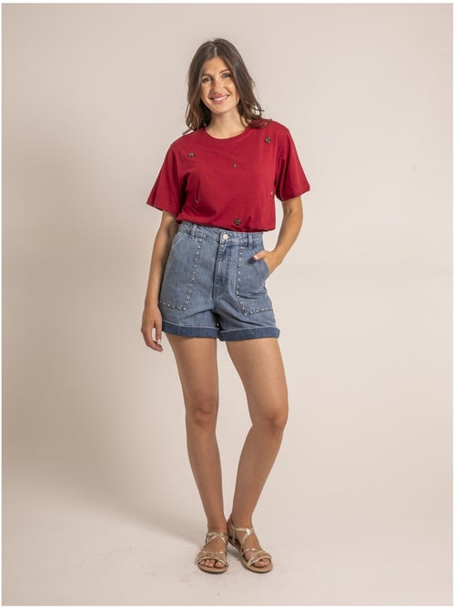 Camiseta con strass FERDI - Kiabi