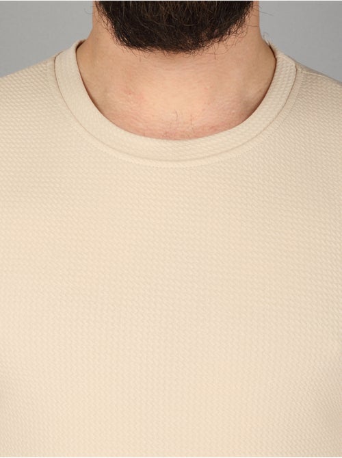 Camiseta con textura - Frilivin - Kiabi