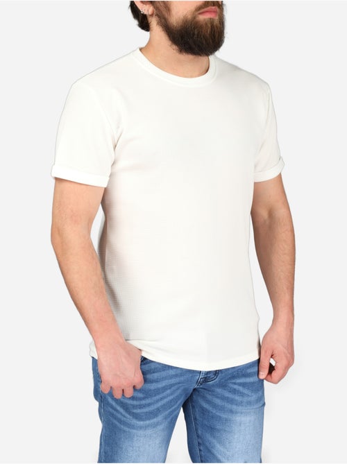 Camiseta con textura - Frilivin - Kiabi Camiseta con textura - Frilivin - Kiabi