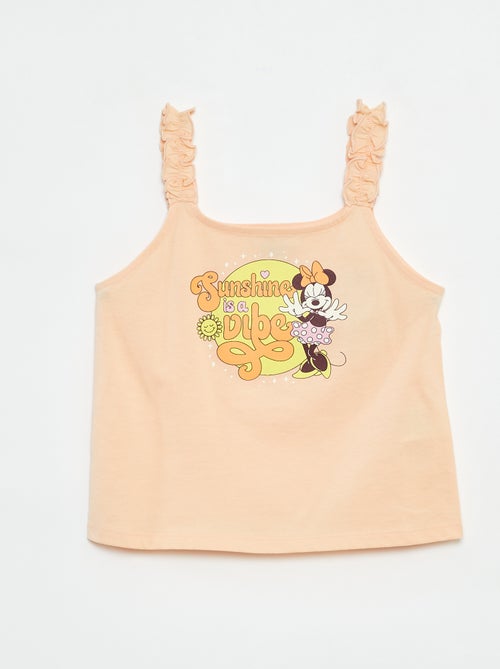 Camiseta con tirantes con volantes 'Disney' - Kiabi