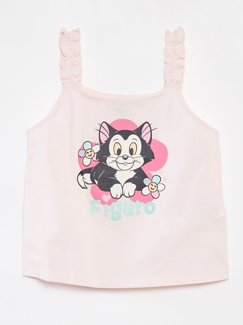 Camiseta con tirantes con volantes 'Disney' ROSA - Kiabi