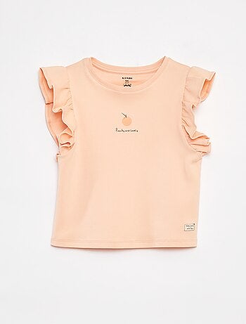 Camiseta con volantes - cradle to cradle