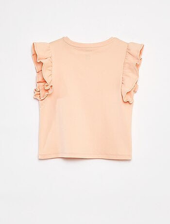 Camiseta con volantes - cradle to cradle