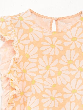 Camiseta con volantes