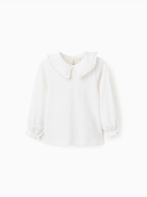 Camiseta con volantes - Kiabi