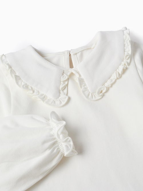Camiseta con volantes - Kiabi