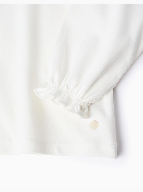 Camiseta con volantes - Kiabi