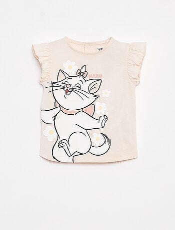 Camiseta con volantes en las mangas 'Disney'