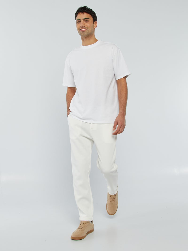 Camiseta confort fit BLANCO - Kiabi