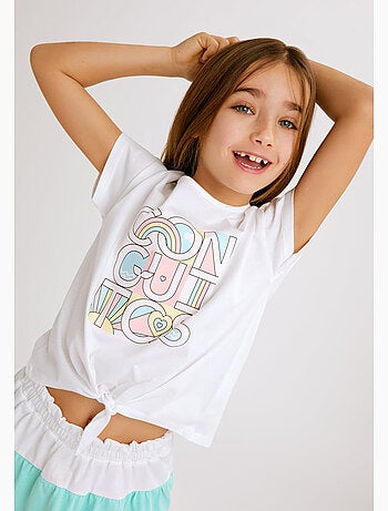 Camiseta conguitos arcoiris