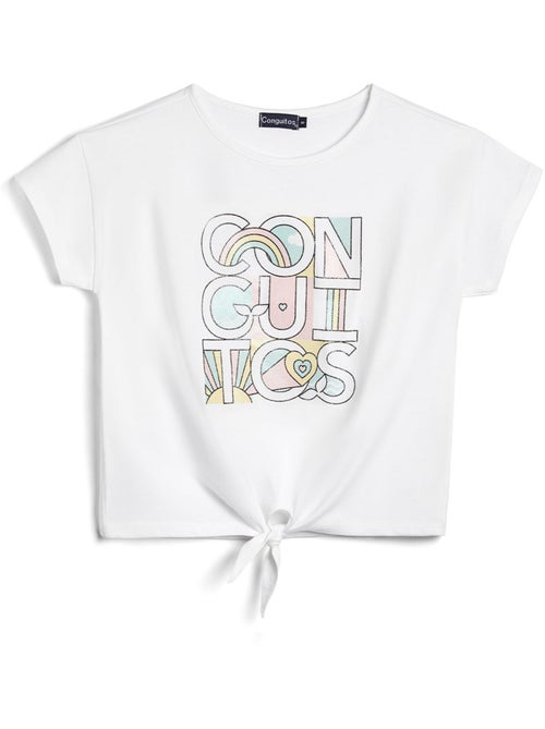 Camiseta conguitos arcoiris - Kiabi Camiseta conguitos arcoiris - Kiabi