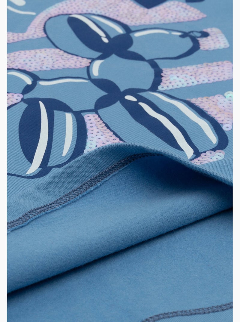 Camiseta conguitos Azul real - Kiabi