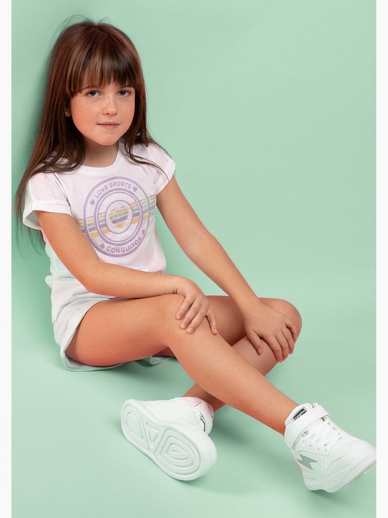 Camiseta conguitos Blanco - Kiabi