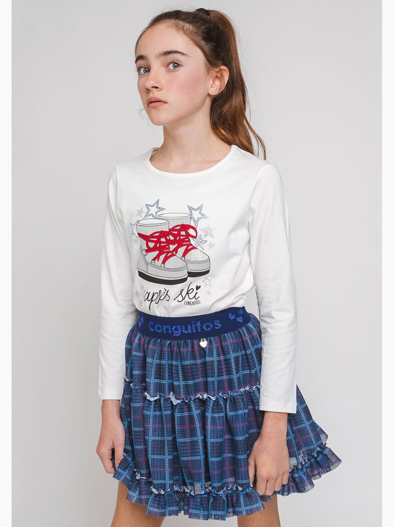 Camiseta conguitos Blanco - Kiabi