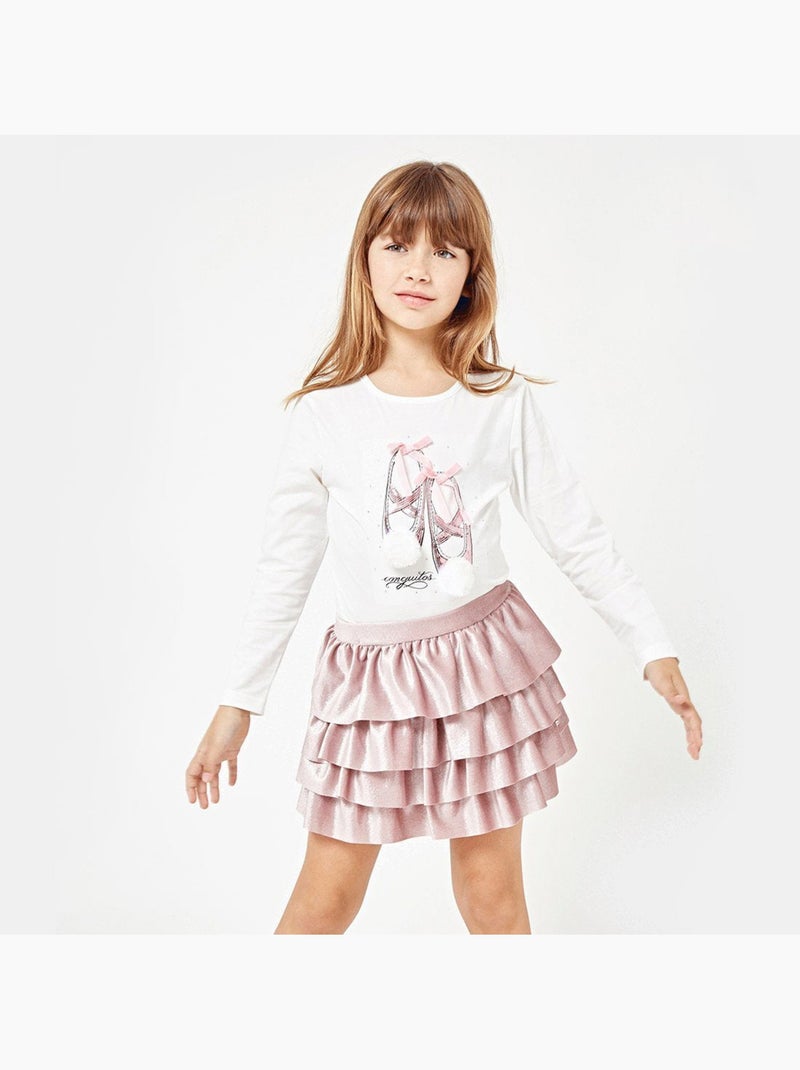 Camiseta conguitos Blanco - Kiabi